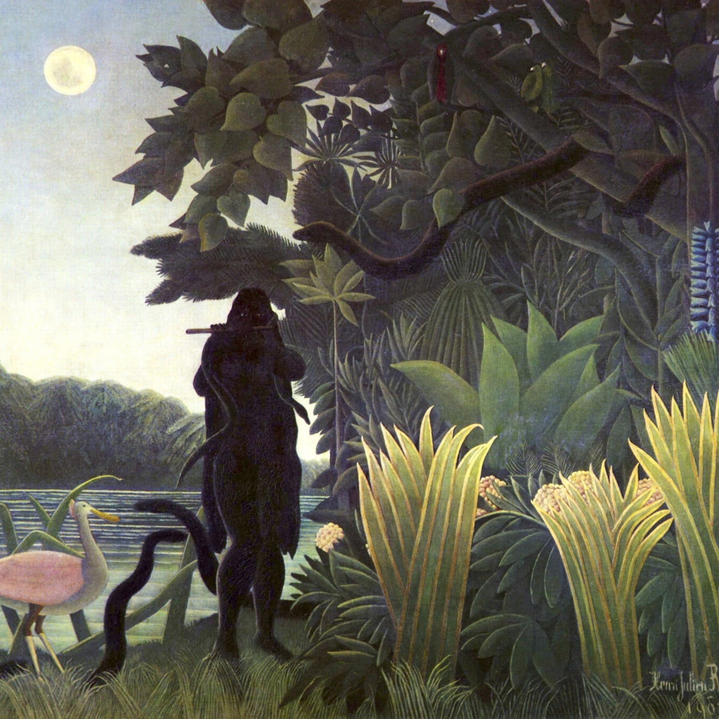 Plakat  The Snake Charmer, Rousseau Vintage do Salonu