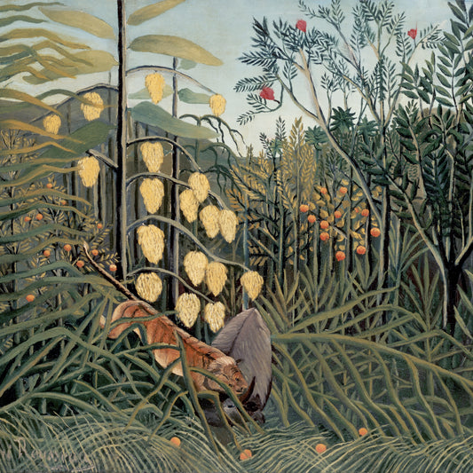 Plakat  In a Tropical Forest, Rousseau Vintage do Salonu