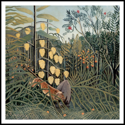 Plakat  In a Tropical Forest, Rousseau Vintage do Salonu
