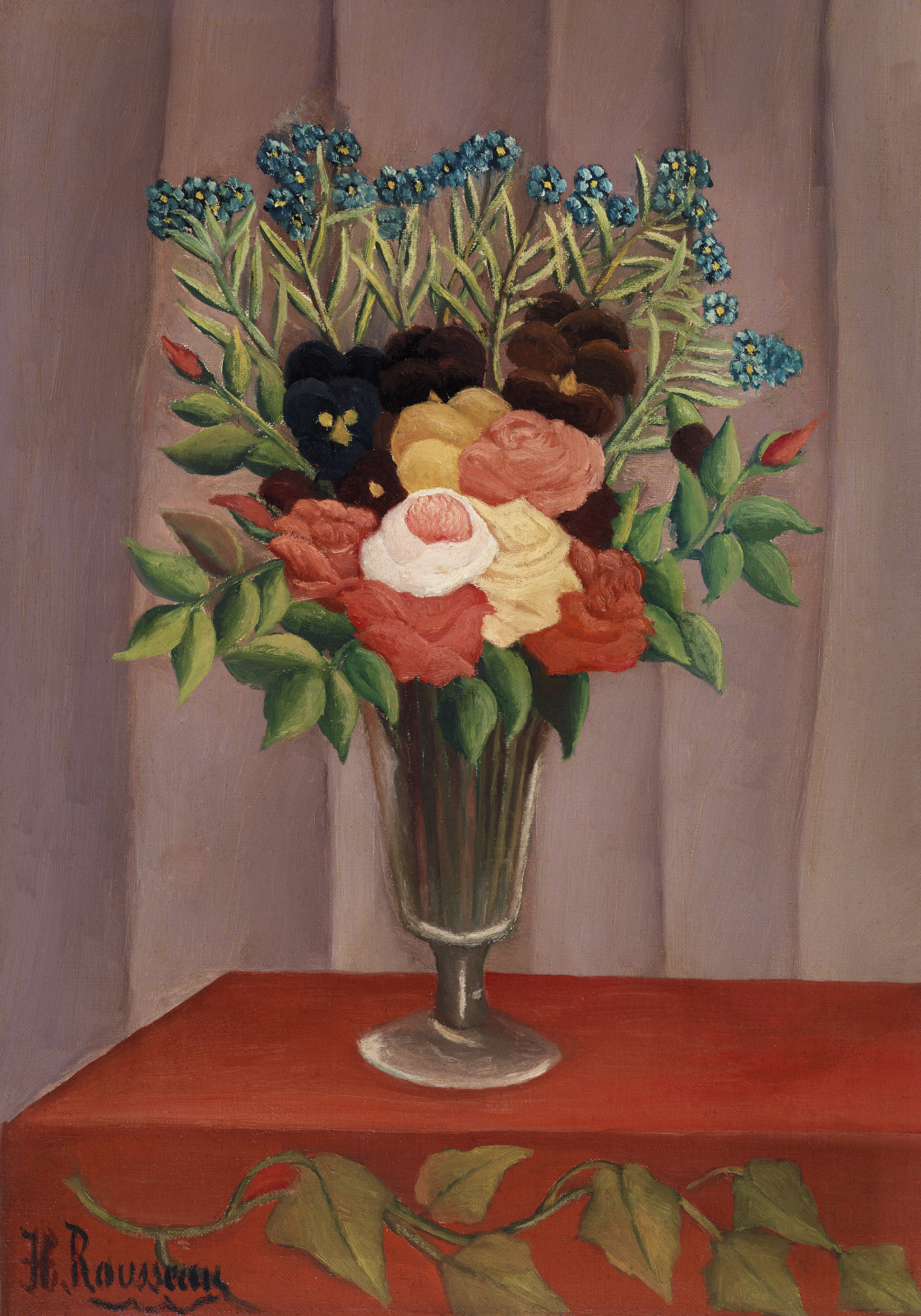 Plakat  Bouquet of Flowers 2, Rousseau Vintage do Salonu
