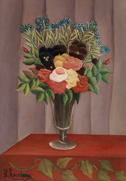 Plakat  Bouquet of Flowers 2, Rousseau Vintage do Salonu