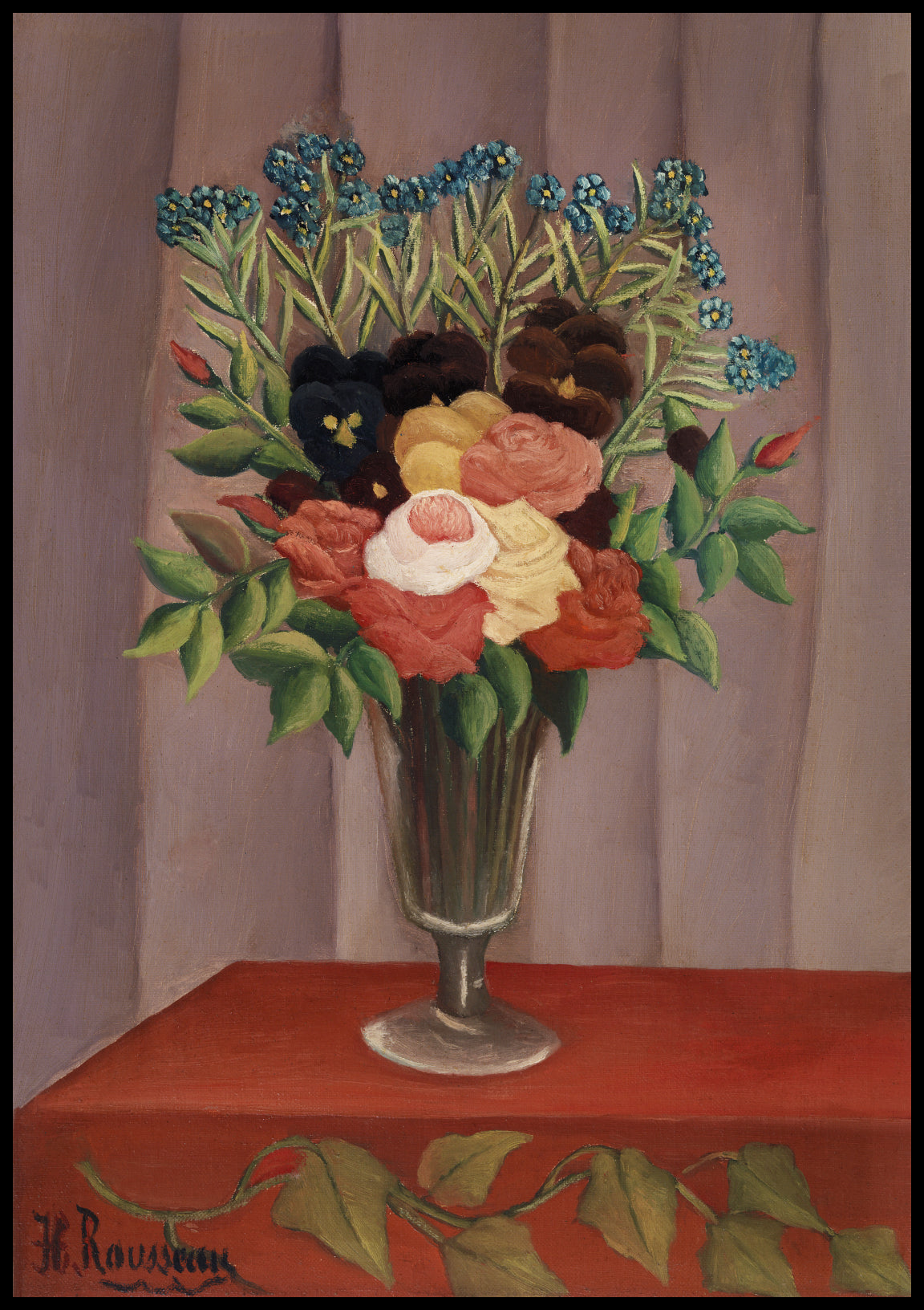 Plakat  Bouquet of Flowers 2, Rousseau Vintage do Salonu