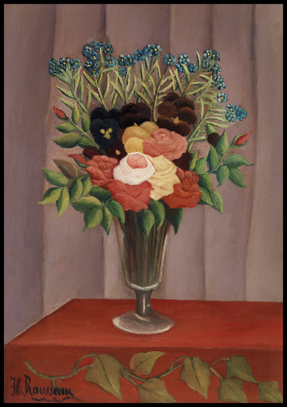 Plakat  Bouquet of Flowers 2, Rousseau Vintage do Salonu