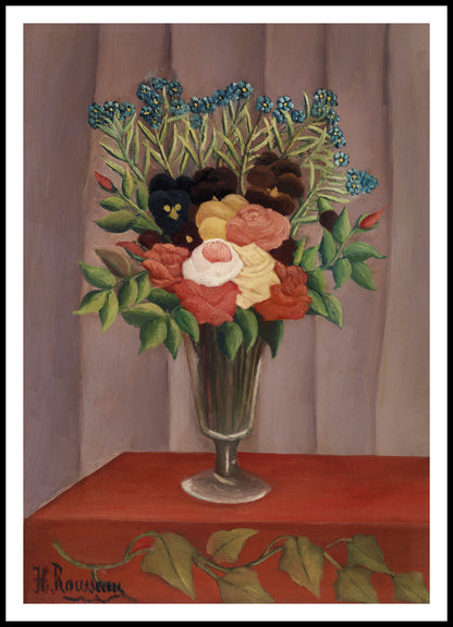 Plakat  Bouquet of Flowers 2, Rousseau Vintage do Salonu