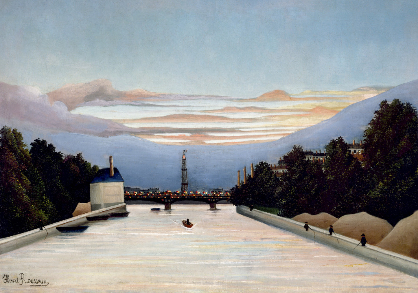 Plakat  The Eiffel Tower, Rousseau Vintage do Salonu