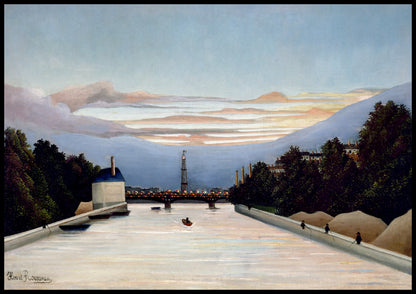 Plakat  The Eiffel Tower, Rousseau Vintage do Salonu