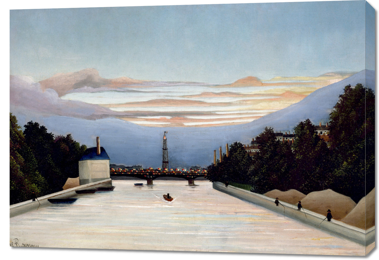 Obraz  The Eiffel Tower, Rousseau Vintage do Salonu