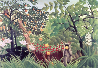 Plakat  Exotic Landscape, Rousseau Vintage do Salonu