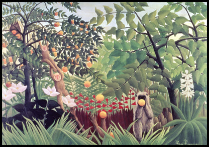 Plakat  Exotic Landscape, Rousseau Vintage do Salonu