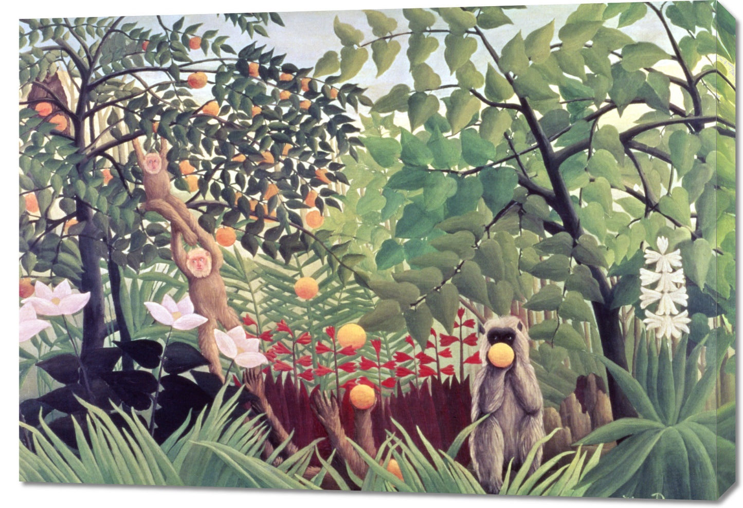 Obraz  Exotic Landscape, Rousseau Vintage do Salonu