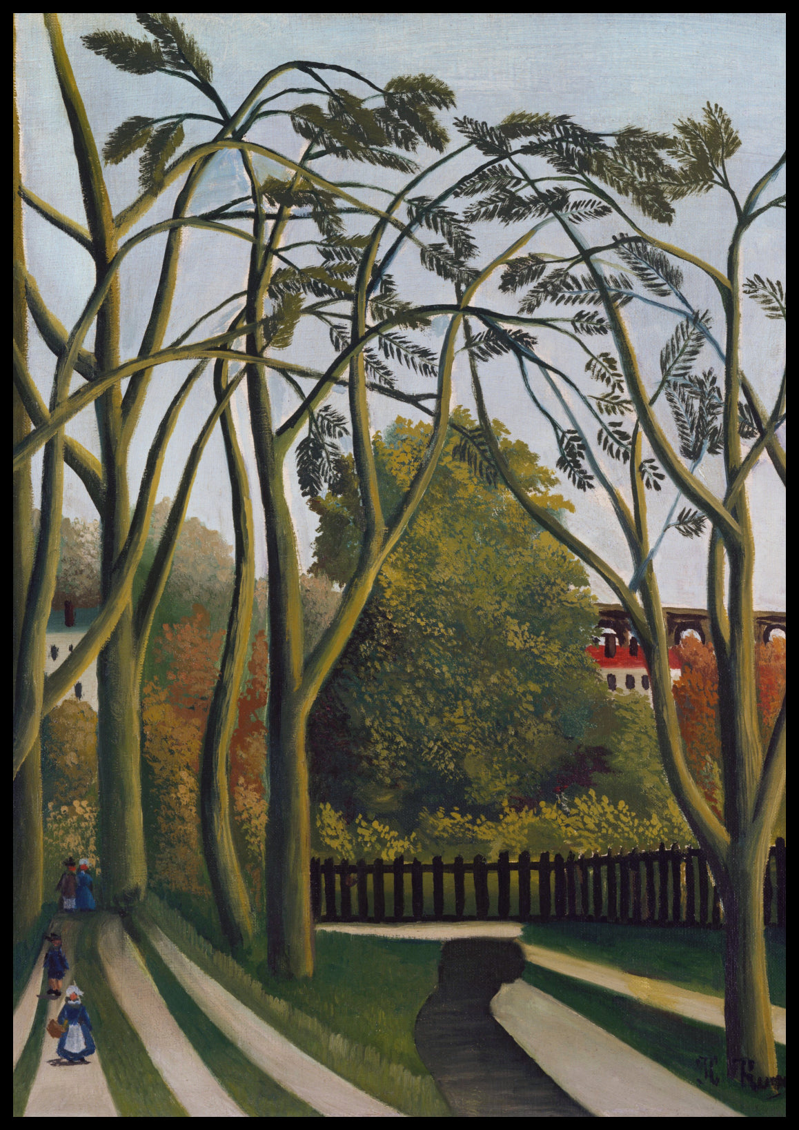 Plakat  Bièvre near Bicêtre, Rousseau Vintage do Salonu
