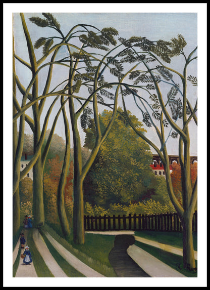 Plakat  Bièvre near Bicêtre, Rousseau Vintage do Salonu