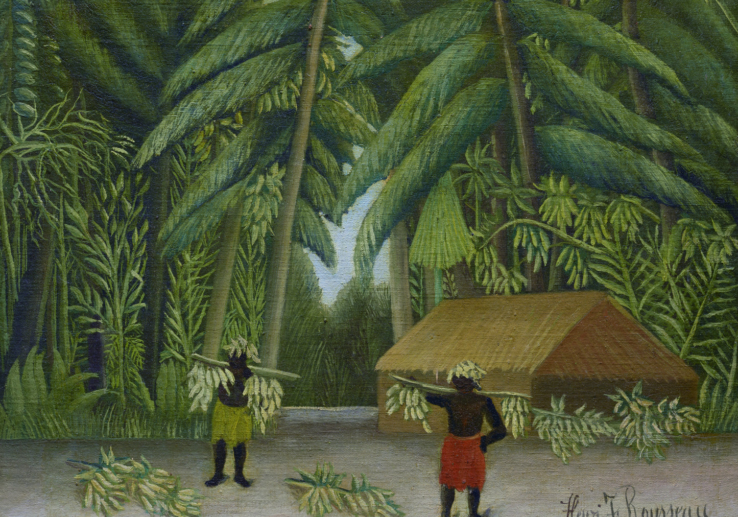 Plakat  Banana Harvest, Rousseau Vintage do Salonu