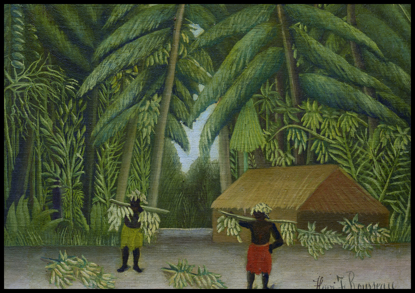 Plakat  Banana Harvest, Rousseau Vintage do Salonu
