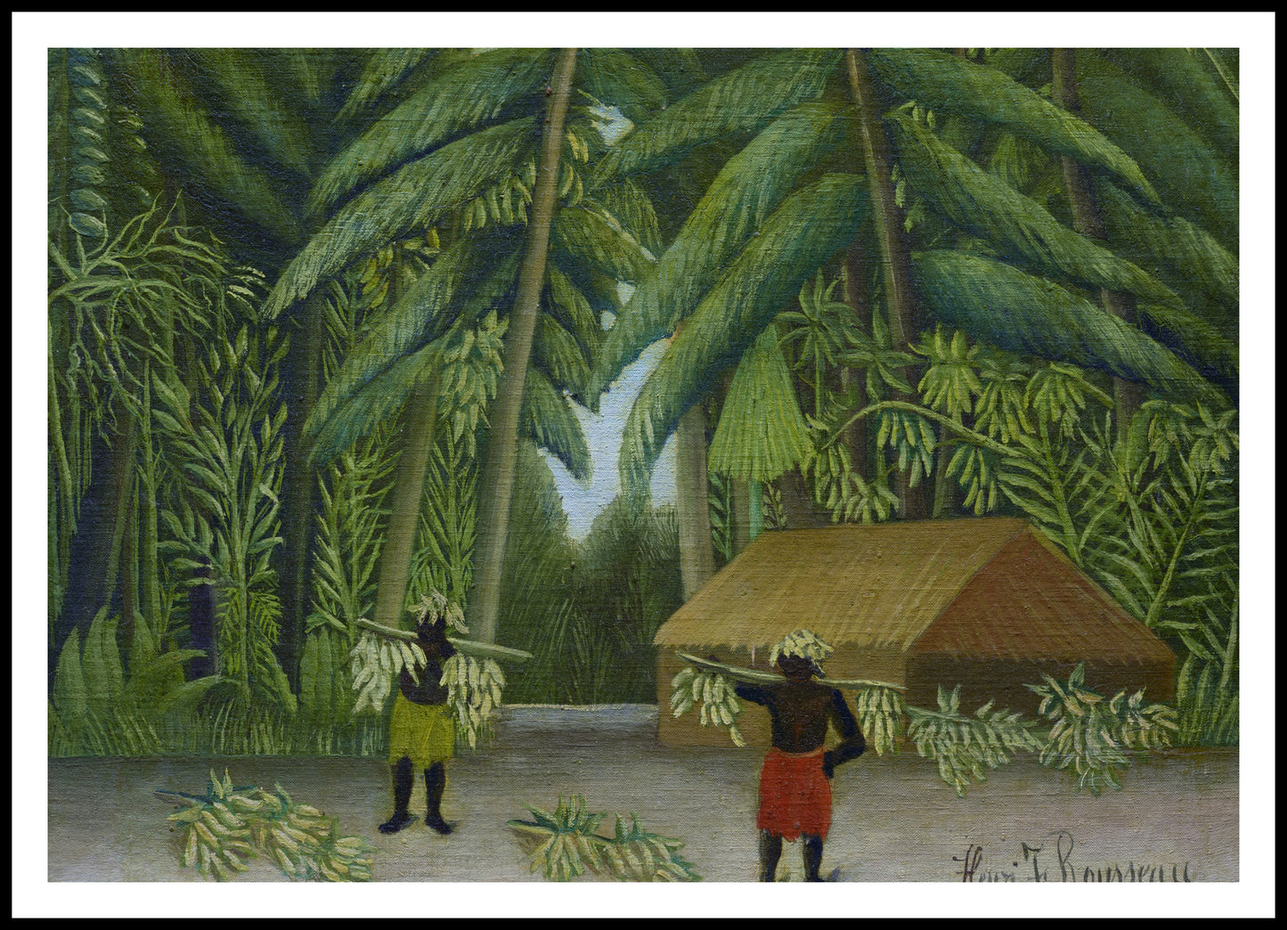 Plakat  Banana Harvest, Rousseau Vintage do Salonu