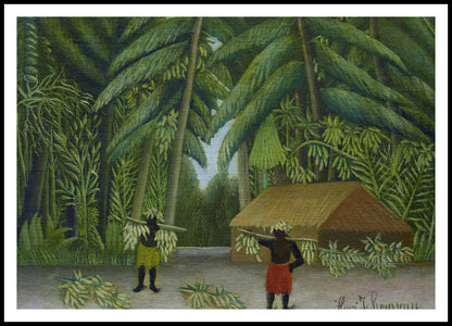 Plakat  Banana Harvest, Rousseau Vintage do Salonu