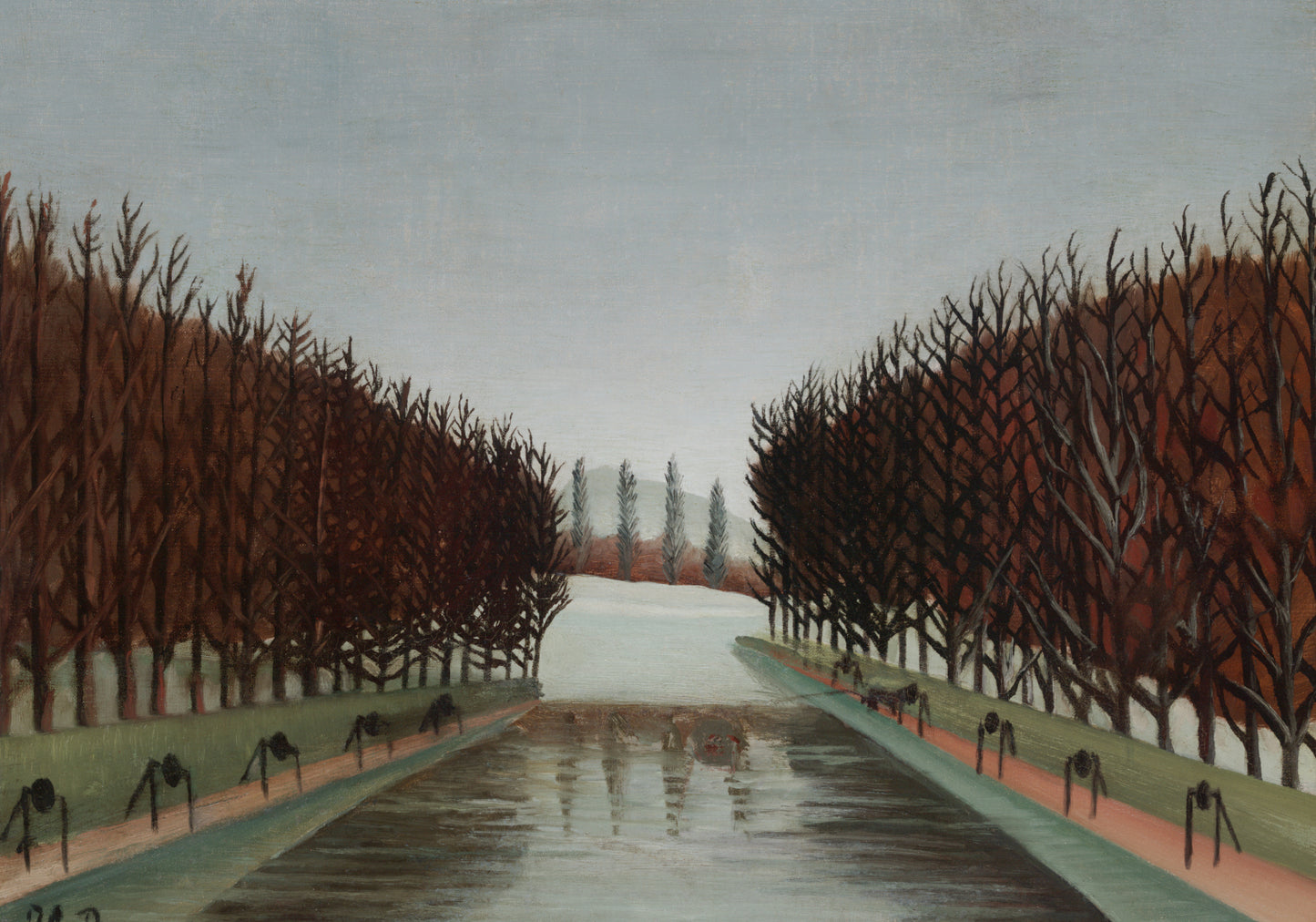 Plakat  Le Canal, Rousseau Vintage do Salonu