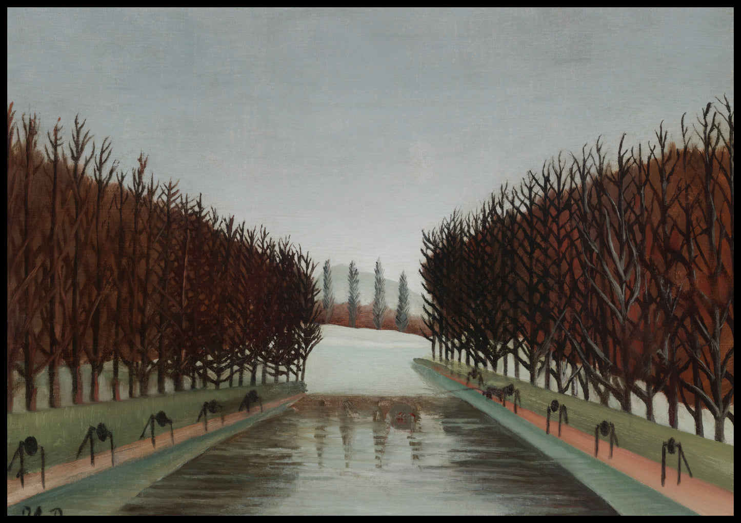 Plakat  Le Canal, Rousseau Vintage do Salonu