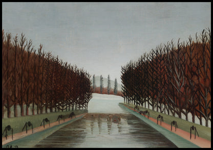 Plakat  Le Canal, Rousseau Vintage do Salonu