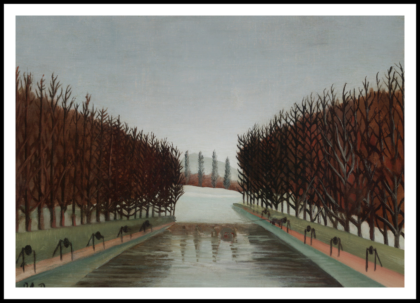 Plakat  Le Canal, Rousseau Vintage do Salonu