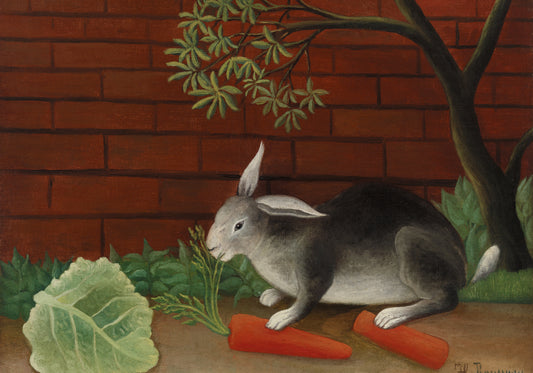 Plakat  The Rabbit's Meal, Rousseau Vintage do Salonu