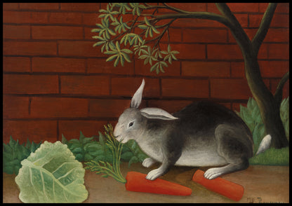 Plakat  The Rabbit's Meal, Rousseau Vintage do Salonu