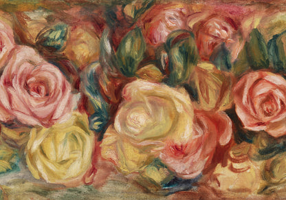 Plakat  Roses, Pierre-Auguste Renoir Vintage do Salonu