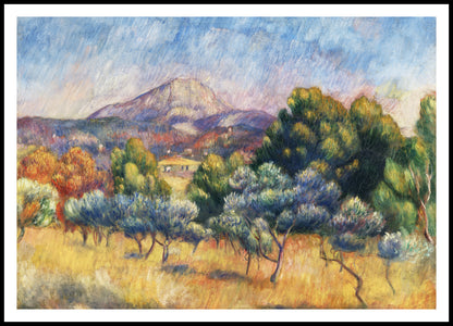 Plakat  Montagne Sainte-Victoire, Pierre-Auguste Renoir