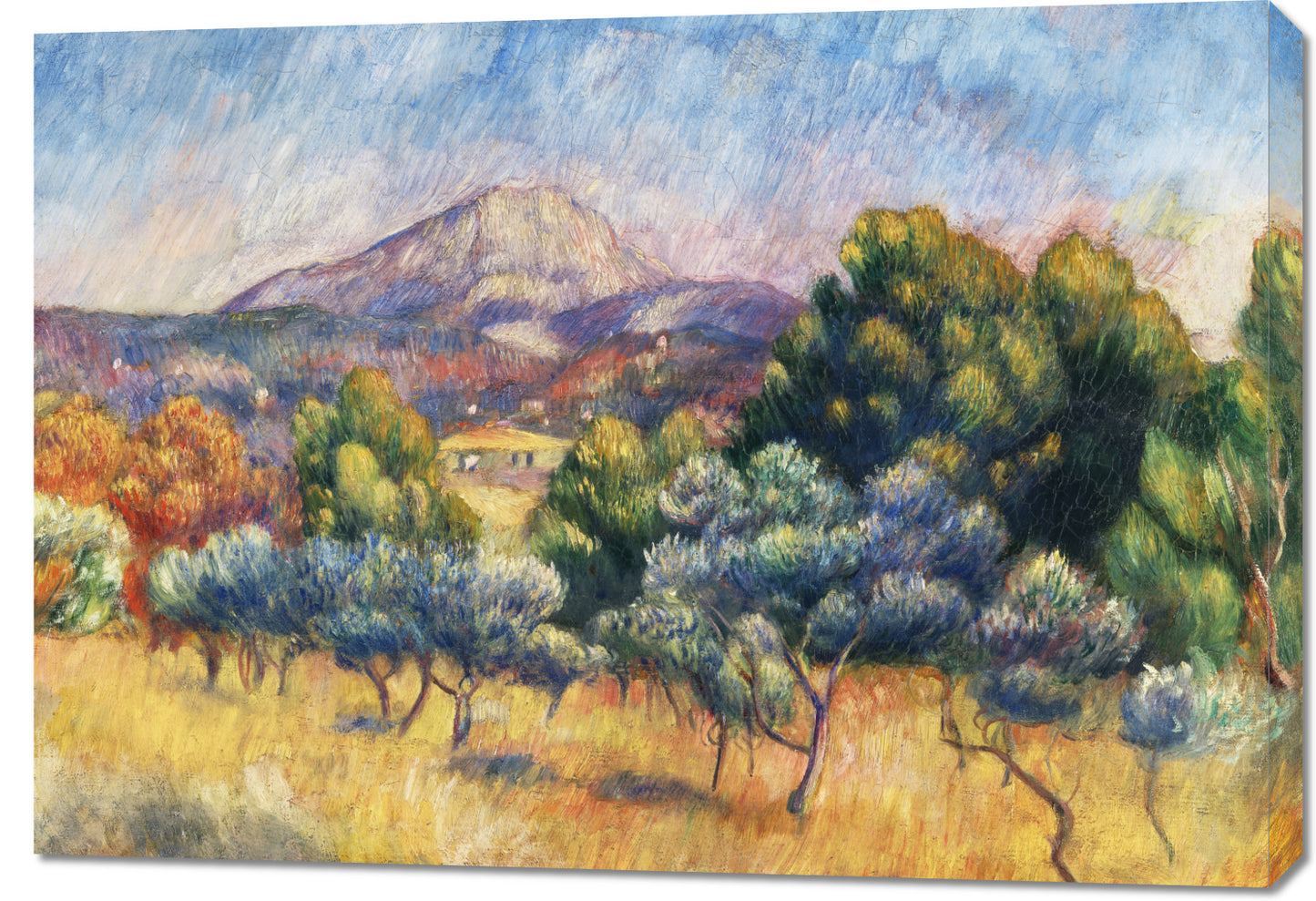 Obraz  Montagne Sainte-Victoire, Pierre-Auguste Renoir