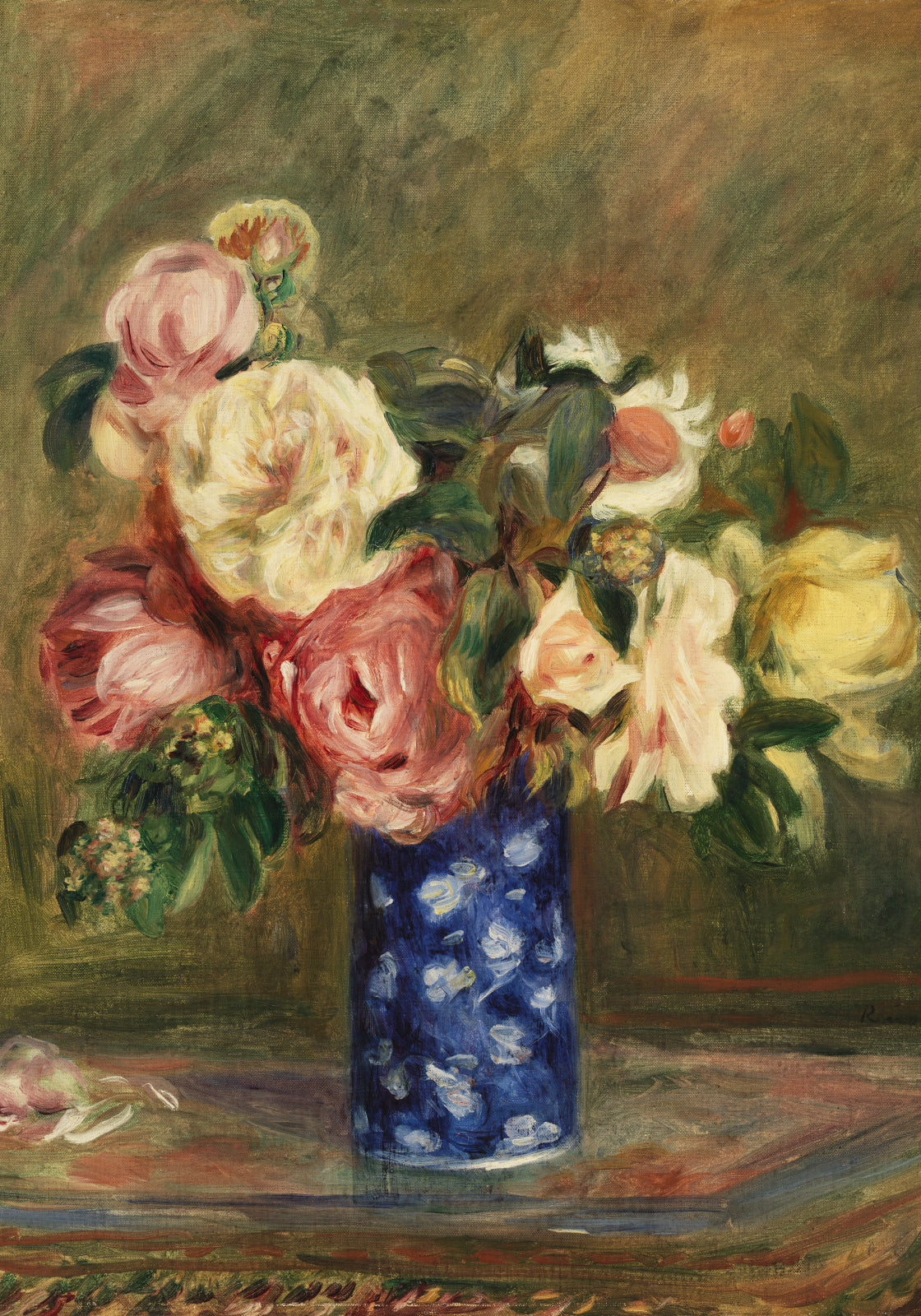 Plakat  Bouquet of Roses,  Pierre-Auguste Renoir do Salonu