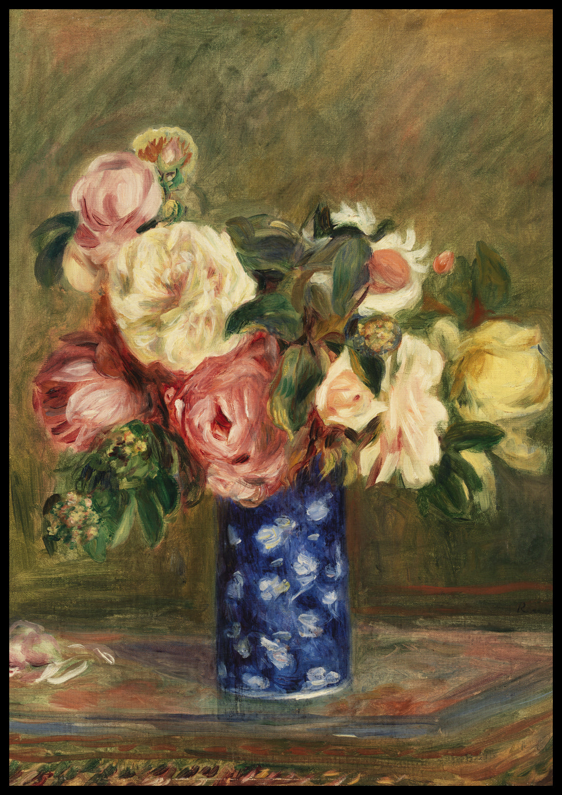 Plakat  Bouquet of Roses,  Pierre-Auguste Renoir do Salonu