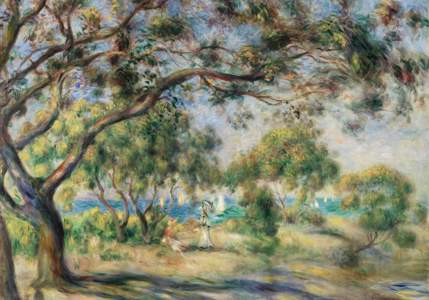 Plakat  Paysage, Pierre-Auguste Renoir Vintage do Salonu