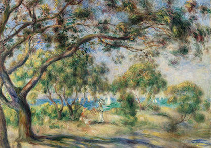 Plakat  Paysage, Pierre-Auguste Renoir Vintage do Salonu