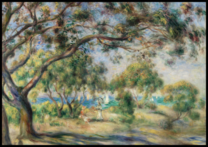 Plakat  Paysage, Pierre-Auguste Renoir Vintage do Salonu