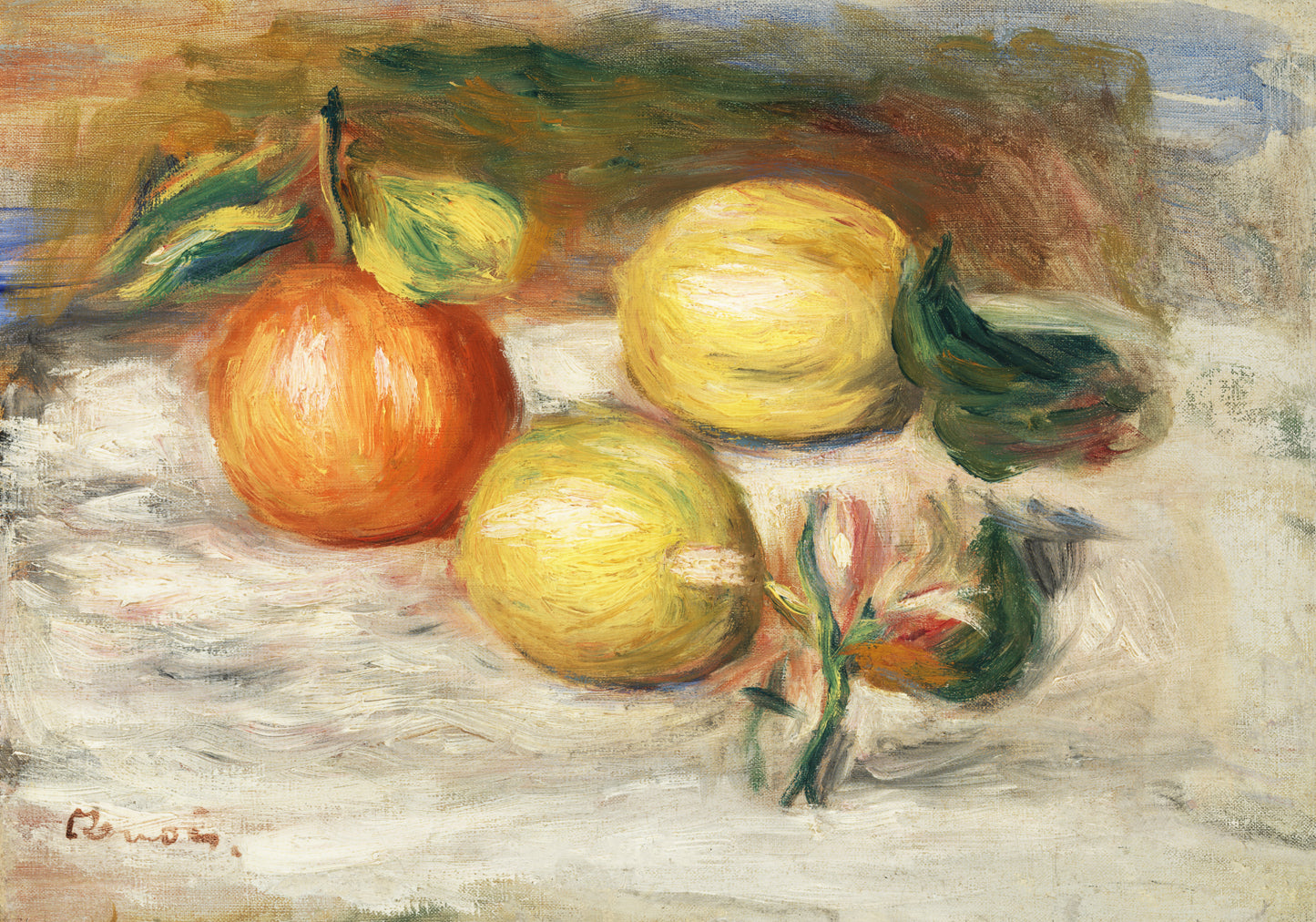 Plakat  Lemons and Orange, Pierre-Auguste Renoir do Salonu