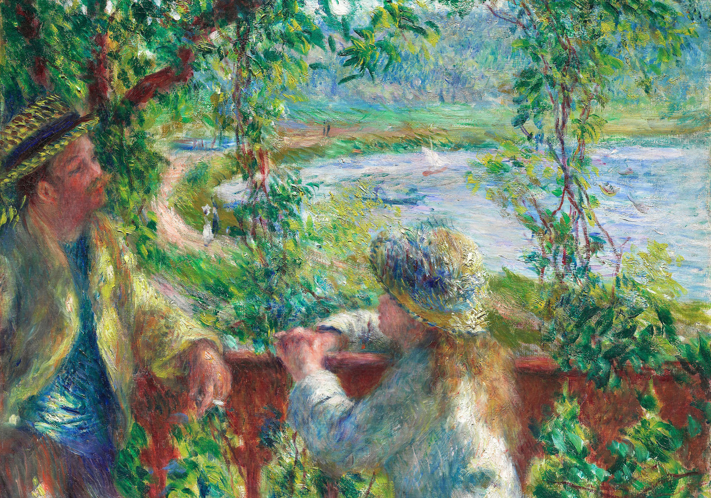 Plakat  Near the Lake,Pierre-Auguste Renoir do Salonu