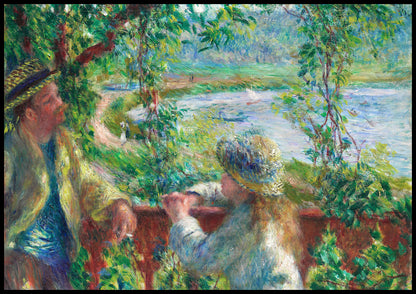 Plakat  Near the Lake,Pierre-Auguste Renoir do Salonu