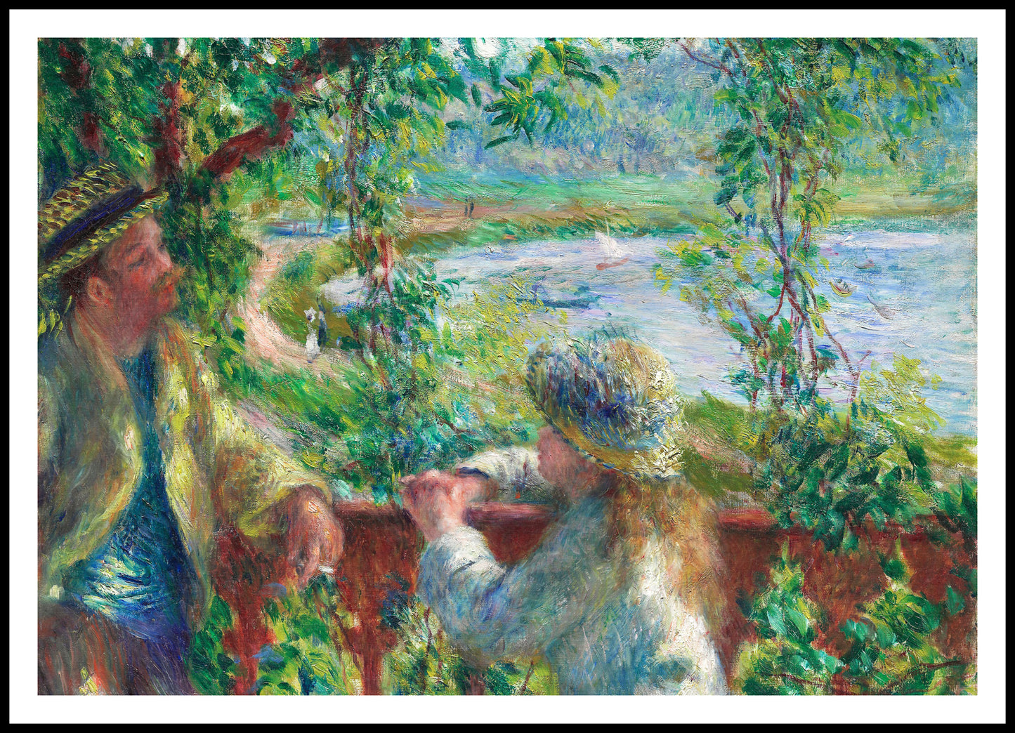 Plakat  Near the Lake,Pierre-Auguste Renoir do Salonu