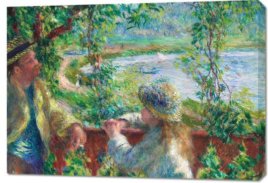 Obraz  Near the Lake,Pierre-Auguste Renoir do Salonu