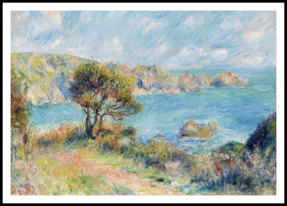 Plakat  View at Guernsey, Pierre-Auguste Renoir do Salonu