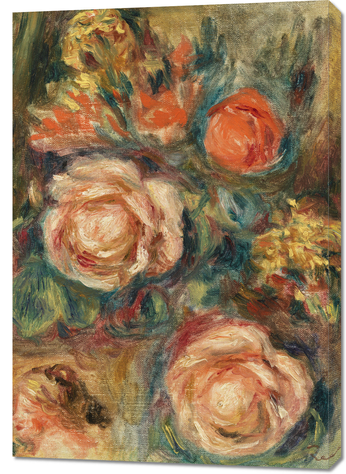 Obraz  Bouquet of Roses, Pierre-Auguste Renoir