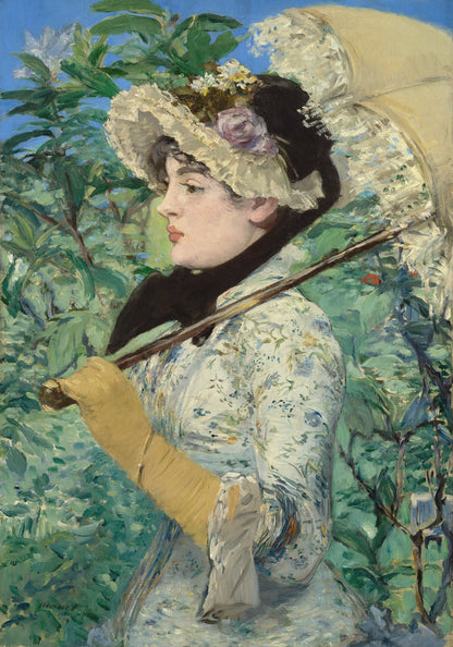 Plakat  Jeanne Spring, Edouard Manet Vintage do Salonu