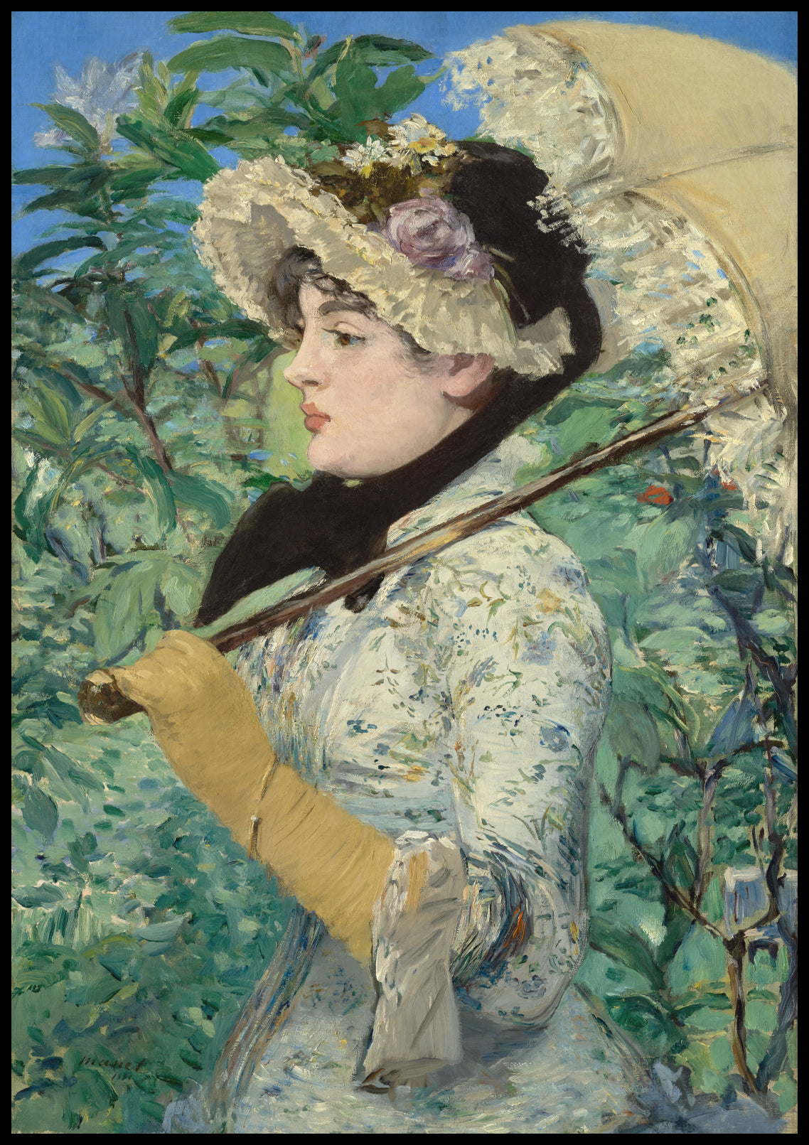 Plakat  Jeanne Spring, Edouard Manet Vintage do Salonu