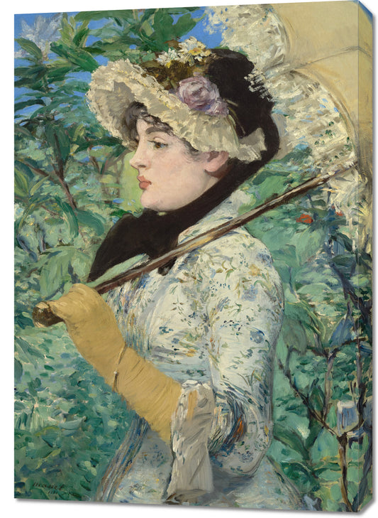Obraz  Jeanne Spring, Edouard Manet Vintage do Salonu