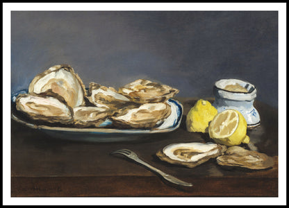 Plakat  Oysters, Edouard Manet Vintage do Salonu