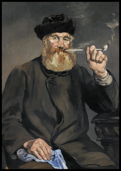 Plakat  The Smoker,  Edouard Manet Vintage do Salonu