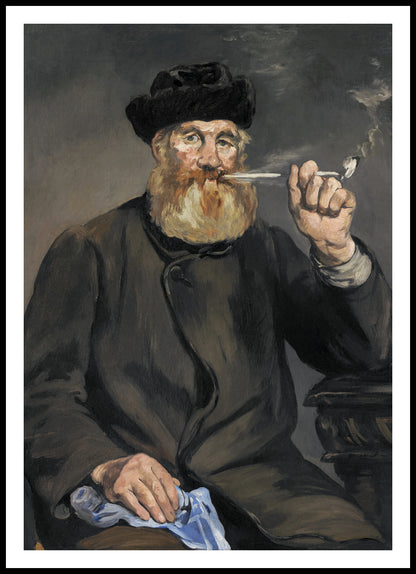 Plakat  The Smoker,  Edouard Manet Vintage do Salonu
