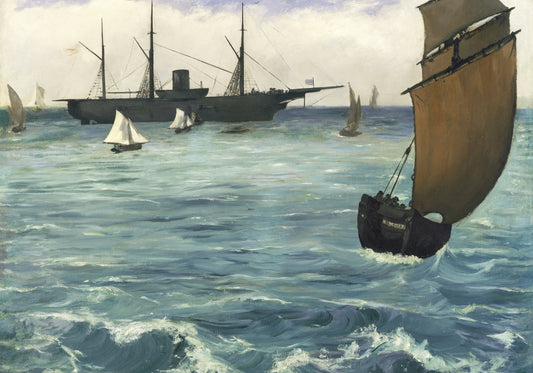 Plakat  Kearsarge, Édouard Manet Vintage do Salonu