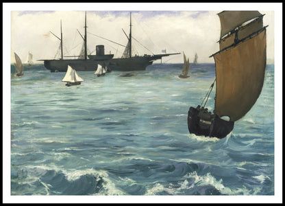 Plakat  Kearsarge, Édouard Manet Vintage do Salonu