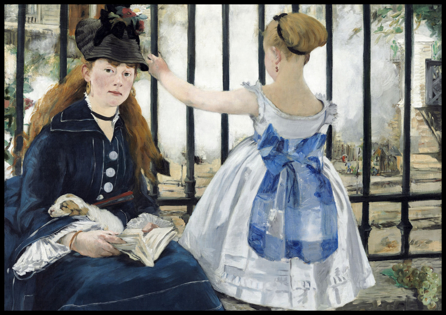 Plakat  The Railway, Edouard Manet Vintage do Salonu